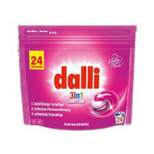 DALLI Color 3w1 Kapsułki do prania 24szt