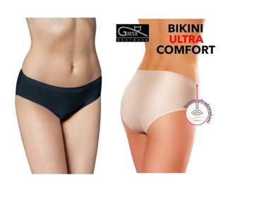 FIGI Bezszwowe Gatta BIKINI COMFORT XL czarne