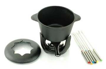 FONDUE ŻELIWNE ZESTAW DLA 6 OSÓB KINGHOFF