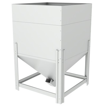 Zasobnik na pellet 2000kg zbiornik –600x600x1250mm