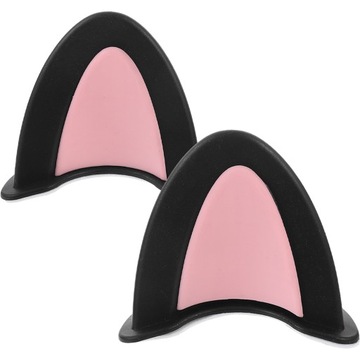 3 pary kasków motocyklowych Kitten Ear Helmet