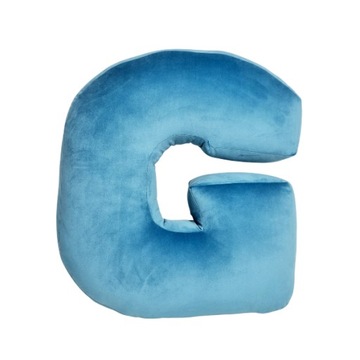 Подушка-письмо XL 48 см для детской комнаты, каждая буква, персонализация