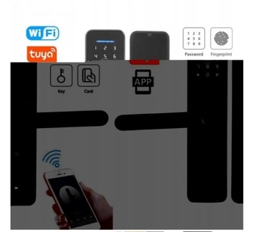 УМНЫЙ WIFI ЭЛЕКТРОННЫЙ ДВЕРНОЙ ЗАМОК ПАРОЛЬ