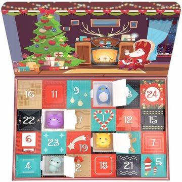 24 DNIkalendarz adwentowy kinder ANTYSTRESOWE ZABAWKI