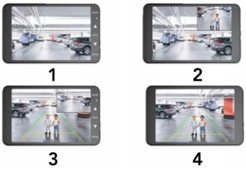 Автомобильный видеорегистратор с памятью 64 ГБ Передняя и задняя камера Сенсорный экран