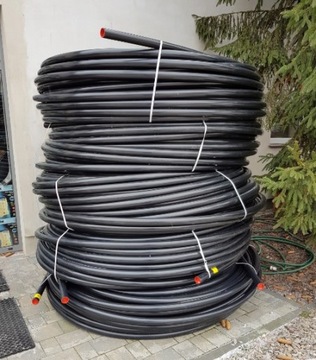 Питающая труба ПЭ 16 мм для подземных и надземных линий длиной 50 м.