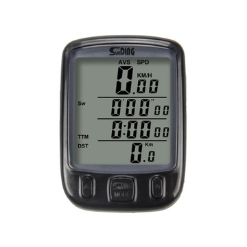 PRĘDKOŚCIOMIERZ DLA ROWERU MAŁY MONITOR STOPER FITNESS