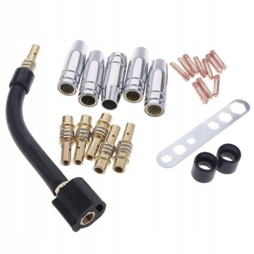 MB15AK MIG Набор наконечников сварочной горелки, 24 шт.