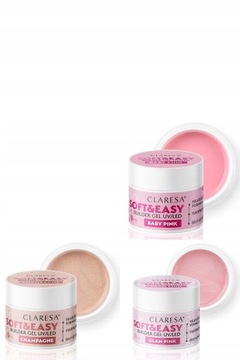 Claresa SOFT&EASY гель для наращивания ногтей 45г