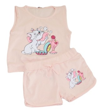 KOMPLET TOP SPODENKI KOTEK MARIE CYRKONIE 80