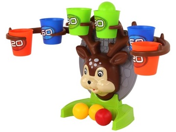 ИГРА НА НАВЫКИ: БРОСАНИЕ РАЗНОЦВЕТНЫХ ШАРИКОВ В КОРЗИНУ