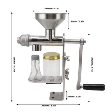 РУЧНОЙ МАСЛЯНЫЙ ПРЕСС, КУНЖУТ, РАПС
