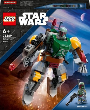LEGO Star Wars 75369 Mech Boby Fetta + torba papierowa LEGO r. S mała