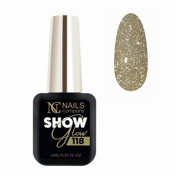 LAKIER HYBRYDOWY GLOW SHOW 118 Nails Company 6ml