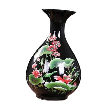 brak ceramicznego wazonu wzór lotosu Craft Sh