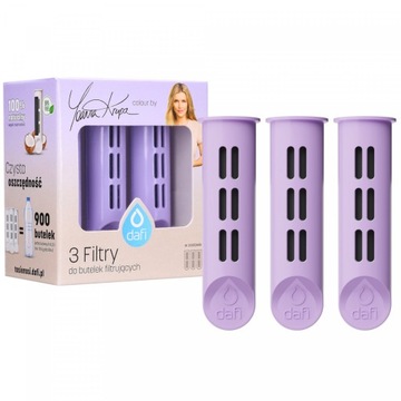 Бутылка Dafi Solid 0,5л от Joanna Krupa лаванда + 4 бутылочных фильтра