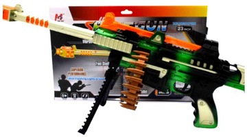 KARABIN snajperski PISTOLET dźwięk i światło 63 cm