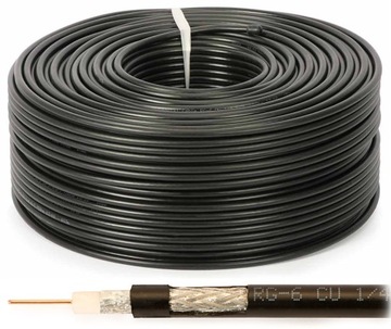 KABEL PRZEWÓD ANTENOWY KONCENTRYK ŻEL UV na metry