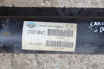 Приводной вал NISSAN CABSTAR MAXITY 2.5Dci 37000MB400