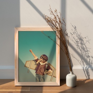 RAMKA NA ZDJĘCIA 18X24 B5 Ramka 18x24 Ramki na zdjęcie DREWNIANA SOSNOWA