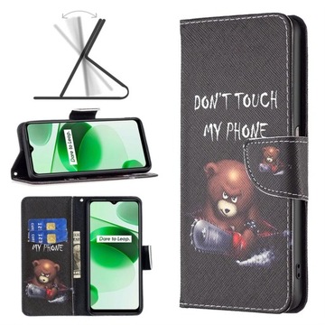 ETUI POKROWIEC SK0RZANE MAGNES DO Realme C35