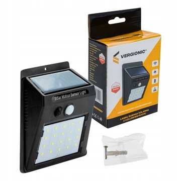 Lampa solarna 20LED z czujnikiem ruchu i zmierzchu
