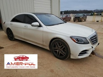Mercedes Klasa S W222 2019 Mercedes-Benz Klasa S Mercedes-Benz S-Class S 560, od ubezpieczalni 4.0