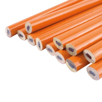 КАРАНДАШ ПЛОТНЫЙ 18СМ СТРОИТЕЛЬНЫЙ ЧЕРТЕЖ 12 шт.