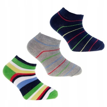 MORAJ Skarpety Dziecięce Stopki 3-PARY 23-26