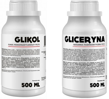 GLIKOL PROPYLENOWY PG + GLICERYNA ROŚLINNA VG 1L