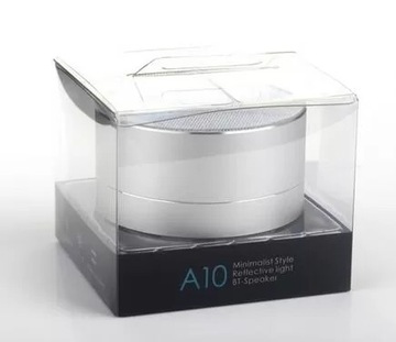 Mini głośnik Bluetooth o szczotkowanej metalowej konstrukcji i różowym odruchu