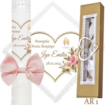 КРЕЩЕННАЯ СВЕЧА КОРОБКА ДЛЯ ОДЕЖДЫ ДЛЯ КРЕЩЕНИЯ