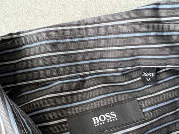 Koszula HUGO BOSS M 39/40 / grafit / 2419n