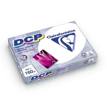 Papier do drukarki satynowany xero ksero DCP A4 Biały 160g. op.250