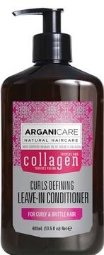 ARGANICARE collagen odżywka włosy kręcone 400mlb