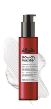LOREAL BLOW-DRY FLUIDIFIER WIELOFUNKCYJNY KREM DO WŁOSÓW 150 ML