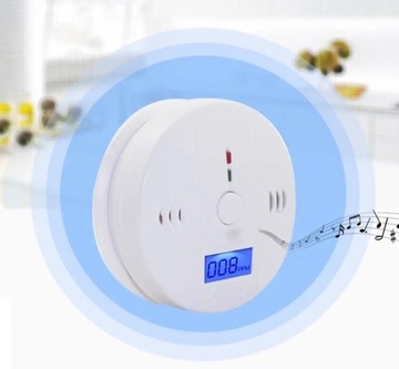 ЖК-ДАТЧИК ДЫМА УГАРНОГО ГАЗА БЕСПРОВОДНОЙ ДЕТЕКТОР ДЕТЕКТОР