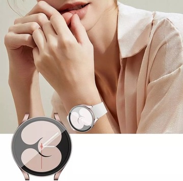 ЧЕХОЛ ДЛЯ SAMSUNG GALAXY WATCH 4 5 40 мм/44 мм РАЗНЫХ ЦВЕТОВ ЗАКАЛЕННОЕ СТЕКЛО