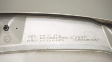 SPOILER KRYT TOYOTA AURIS I 06-09 MOTOR SPORT #