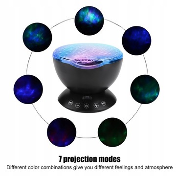 Светодиодный проектор Ocean с кабелем мини-динамика