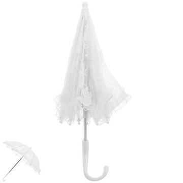 ТОРЖЕСТВЕННЫЕ СВАДЕБНЫЕ ЗОНТЫ С КРАСИВЫМИ КРУЖЕВНЫМИ УЗОРАМИ