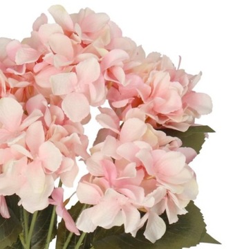 ГИДРЕНЗИЯ ГУСТОЙ КРАСИВЫЙ БУКЕТ ИЗ ИСКУССТВЕННЫХ ЦВЕТОВ КАК ЖИВЫЕ РОЗОВЫЕ X5