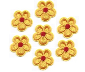 цветы цветок цветы патч термоаппликации патчи вышивка S для спортивных костюмов