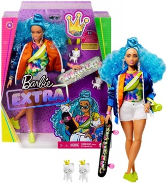 Barbie Extra Lalka modowa 2 Kotki Akcesoria GRN30