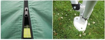 Палатка садовая Rot Service зеленая 3х3 м