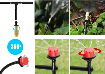 Большой ирригационный ирригационный комплект + программист контроллера садового шланга