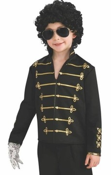 STRÓJ MICHAEL JACKSON BLUZKA CZARNA 134