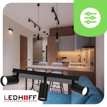 Lampa sufitowa kinkiet spot oprawa halogenowa 3x GU10 NATYNKOWA ruchoma LED