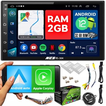 RADIO SAMOCHODOWE 2 DIN ANDROID USB GPS BLUETOOTH