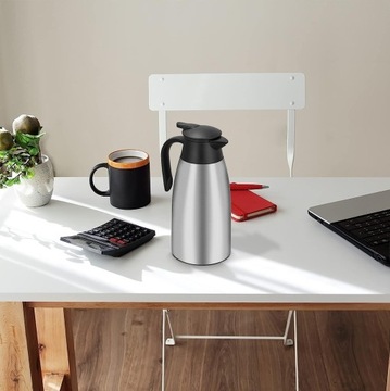 ТЕРМОС КУВШИН 2Л СТОЛ КОНФЕРЕНЦ КОФЕ ЧАЙ серебро